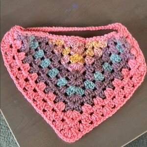 Colorful Crochet Hair Bandana
